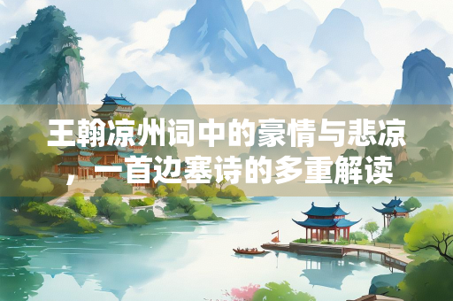 王翰凉州词中的豪情与悲凉，一首边塞诗的多重解读