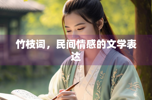 竹枝词，民间情感的文学表达