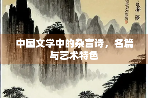 中国文学中的杂言诗，名篇与艺术特色
