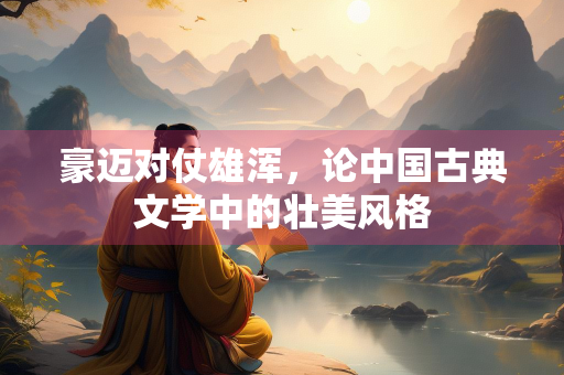 豪迈对仗雄浑，论中国古典文学中的壮美风格