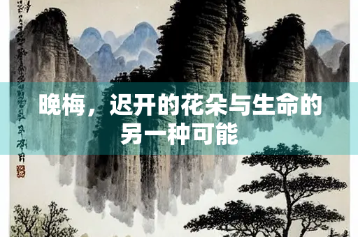 晚梅，迟开的花朵与生命的另一种可能