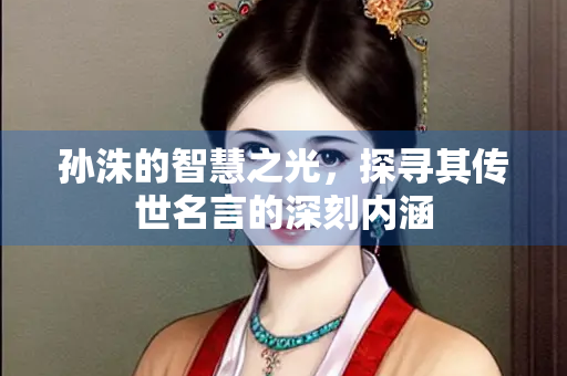 孙洙的智慧之光，探寻其传世名言的深刻内涵
