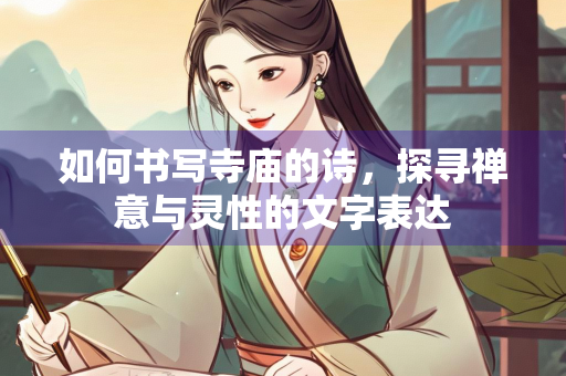 如何书写寺庙的诗，探寻禅意与灵性的文字表达