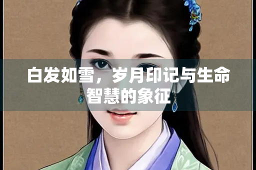 白发如雪，岁月印记与生命智慧的象征