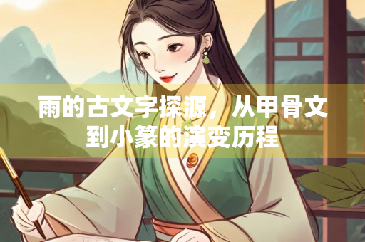 雨的古文字探源，从甲骨文到小篆的演变历程