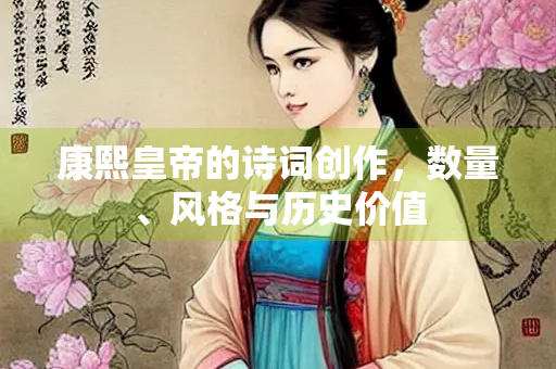 康熙皇帝的诗词创作，数量、风格与历史价值