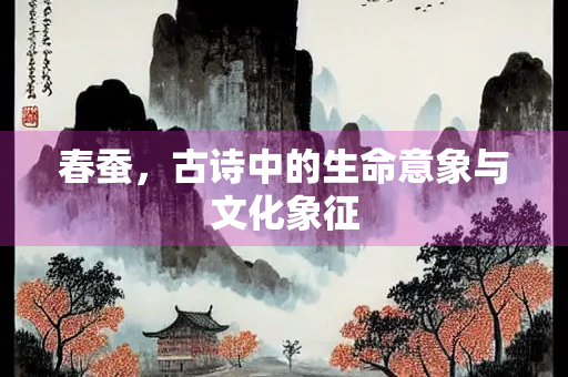 春蚕，古诗中的生命意象与文化象征