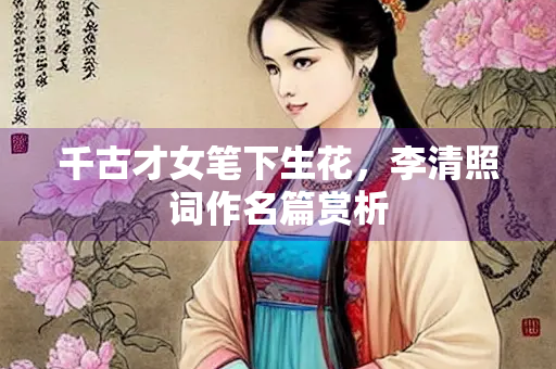 千古才女笔下生花，李清照词作名篇赏析