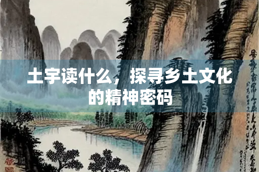 土宇读什么，探寻乡土文化的精神密码