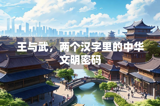 王与武，两个汉字里的中华文明密码