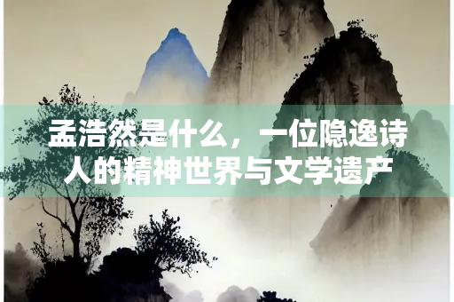 孟浩然是什么，一位隐逸诗人的精神世界与文学遗产