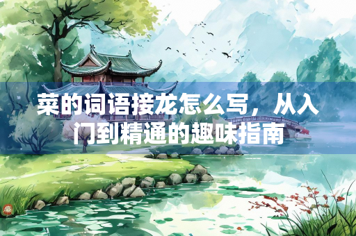 菜的词语接龙怎么写，从入门到精通的趣味指南