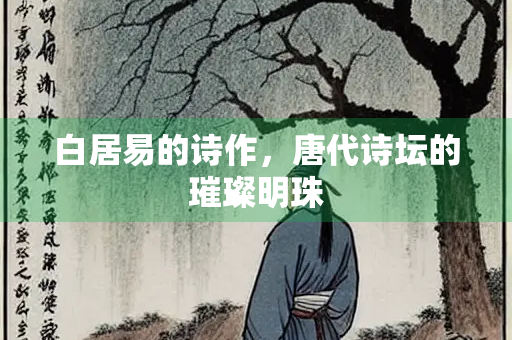 白居易的诗作，唐代诗坛的璀璨明珠
