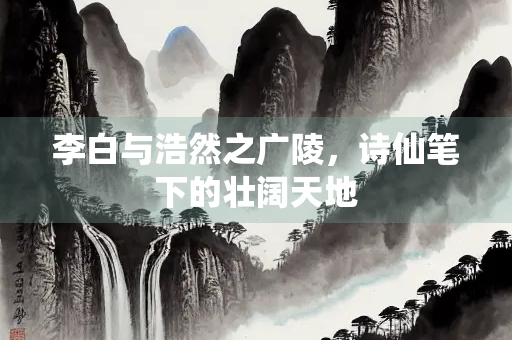 李白与浩然之广陵，诗仙笔下的壮阔天地