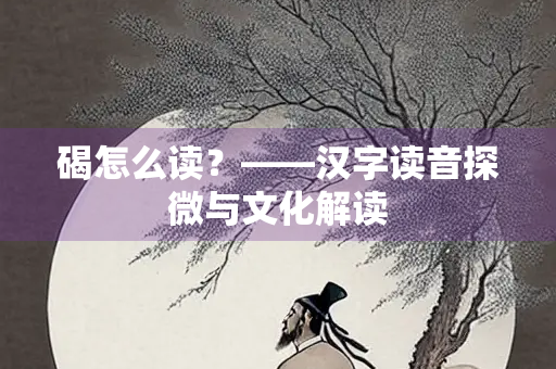 碣怎么读？——汉字读音探微与文化解读