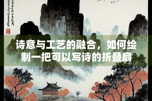 诗意与工艺的融合，如何绘制一把可以写诗的折叠扇