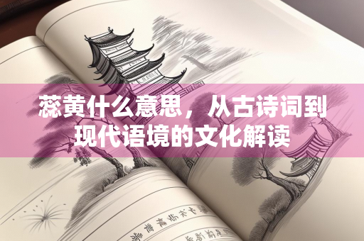 蕊黄什么意思，从古诗词到现代语境的文化解读