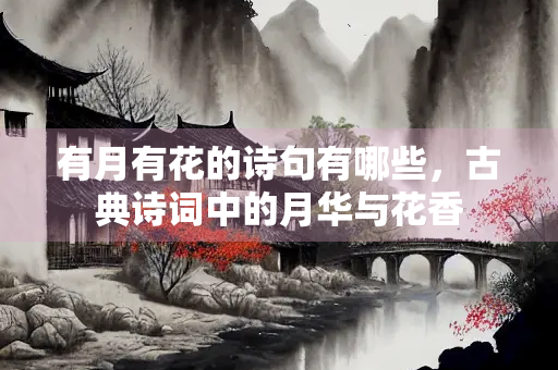 有月有花的诗句有哪些，古典诗词中的月华与花香