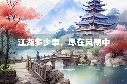 江湖多少事，尽在风雨中