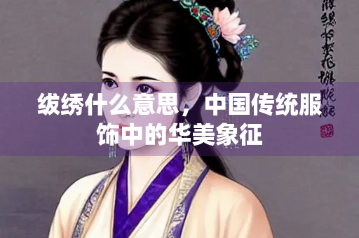 绂绣什么意思，中国传统服饰中的华美象征