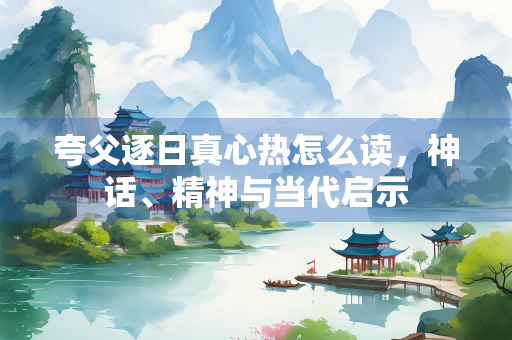 夸父逐日真心热怎么读，神话、精神与当代启示