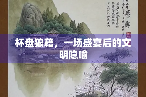 杯盘狼藉，一场盛宴后的文明隐喻