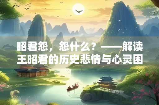 昭君怨，怨什么？——解读王昭君的历史悲情与心灵困境