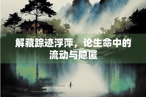 解藏踪迹浮萍，论生命中的流动与隐匿