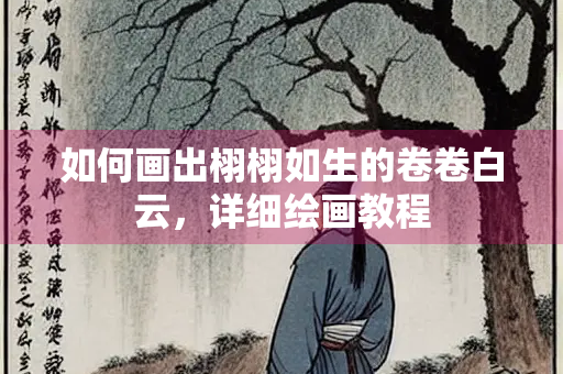 如何画出栩栩如生的卷卷白云，详细绘画教程