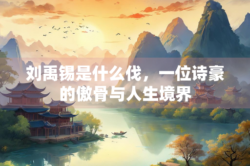 刘禹锡是什么伐，一位诗豪的傲骨与人生境界