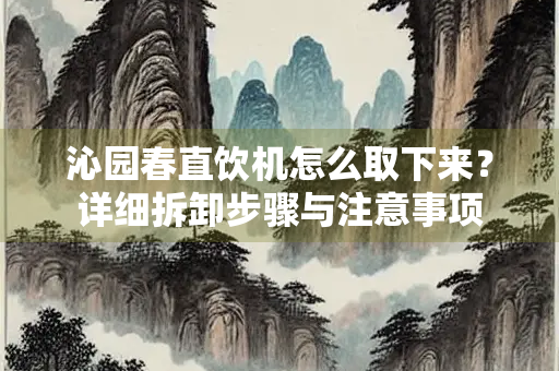 沁园春直饮机怎么取下来？详细拆卸步骤与注意事项