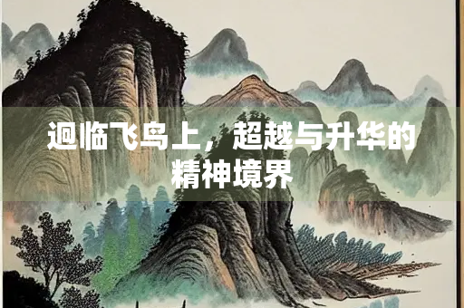 迥临飞鸟上，超越与升华的精神境界