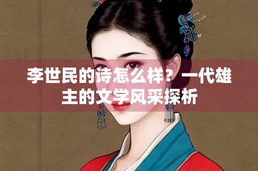 李世民的诗怎么样？一代雄主的文学风采探析
