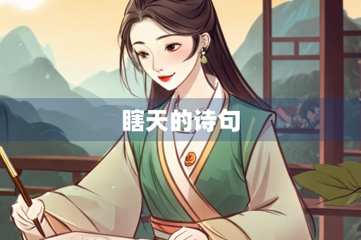 瞎天的诗句