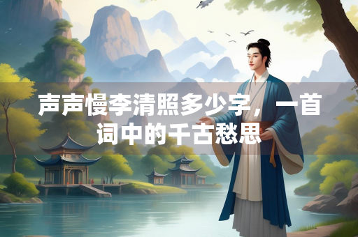声声慢李清照多少字，一首词中的千古愁思