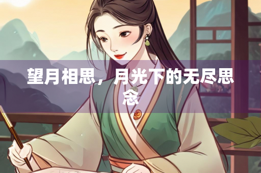望月相思，月光下的无尽思念