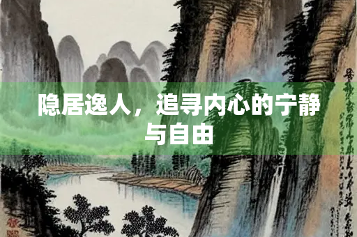 隐居逸人，追寻内心的宁静与自由