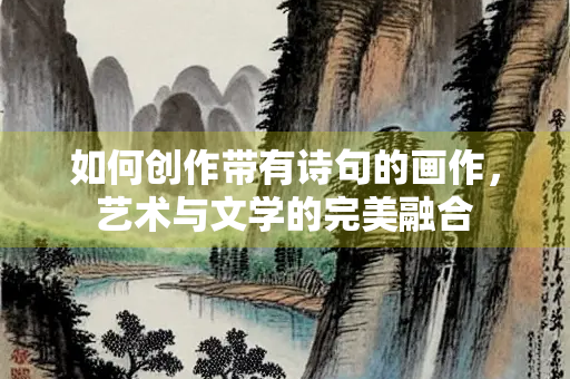 如何创作带有诗句的画作，艺术与文学的完美融合