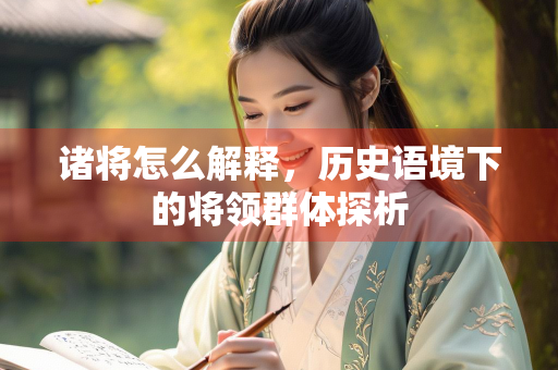 诸将怎么解释，历史语境下的将领群体探析