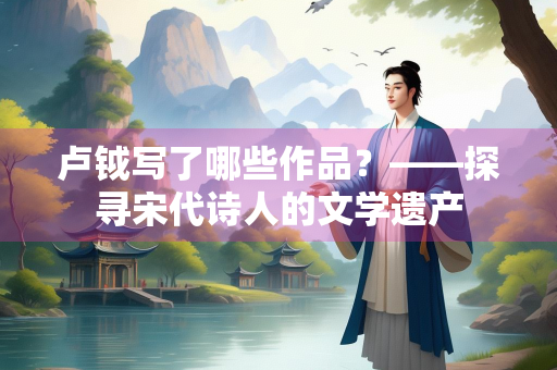 卢钺写了哪些作品？——探寻宋代诗人的文学遗产