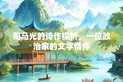 司马光的诗作探析，一位政治家的文学情怀