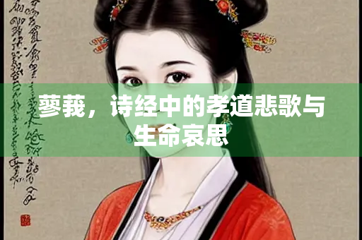 蓼莪，诗经中的孝道悲歌与生命哀思