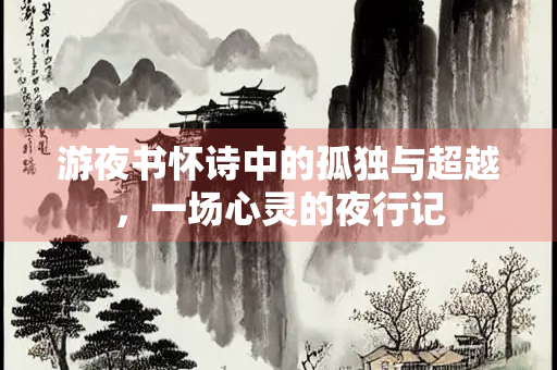 游夜书怀诗中的孤独与超越，一场心灵的夜行记