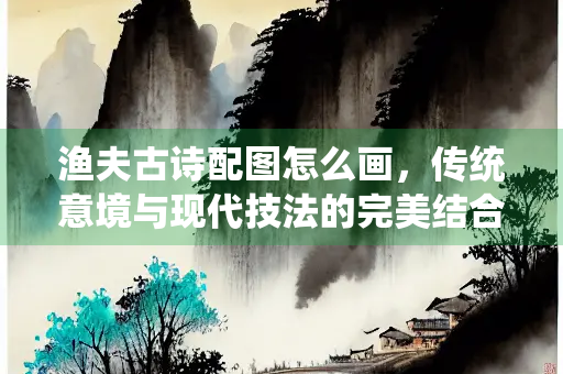渔夫古诗配图怎么画，传统意境与现代技法的完美结合