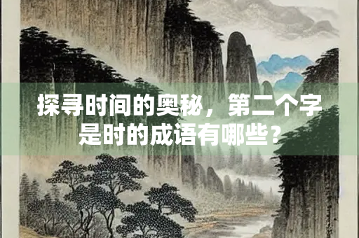 探寻时间的奥秘，第二个字是时的成语有哪些？