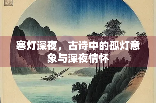 寒灯深夜，古诗中的孤灯意象与深夜情怀