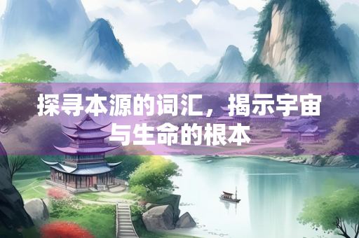 探寻本源的词汇，揭示宇宙与生命的根本