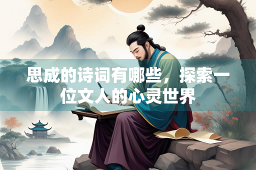 思成的诗词有哪些，探索一位文人的心灵世界