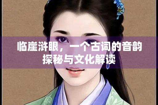 临崖浒眼，一个古词的音韵探秘与文化解读