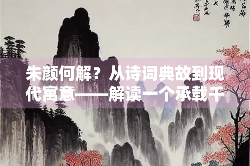 朱颜何解？从诗词典故到现代寓意——解读一个承载千年审美的名字